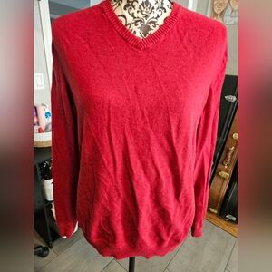 Sonoma Red Knit Top
